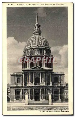 Cartes postales Paris Chapelle des Invalides Tombeau de Napoleon 1er