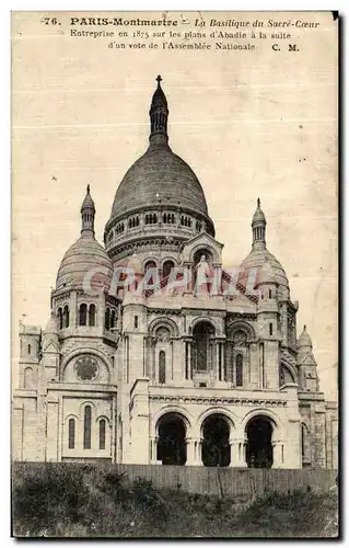 Cartes postales Paris Montmartre La Basilique du Sacre Coeur