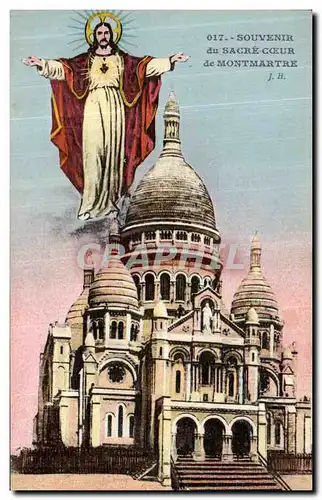 Cartes postales Souvenir du Sacre Coeur de Montmartre