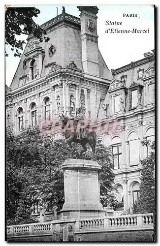 Ansichtskarte AK Paris Statue d Etienne Marcel