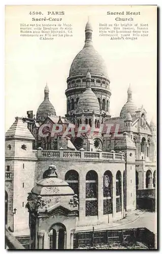 Cartes postales Paris Sacre Coeur Montmartre