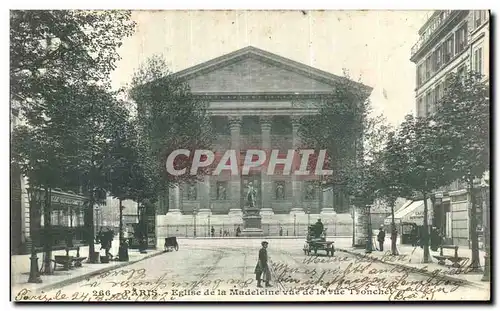 Cartes postales Paris Eglise de la Madeleine Vue De La rue Tronchet