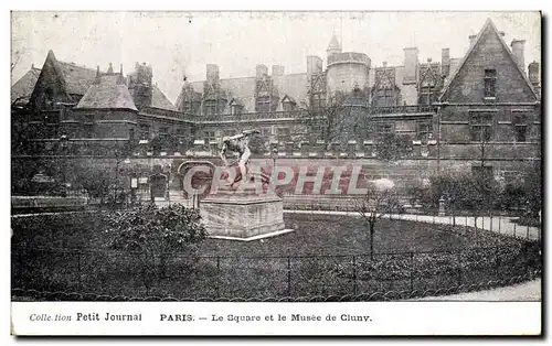 Ansichtskarte AK Paris Le Square et le Musee de Cluny