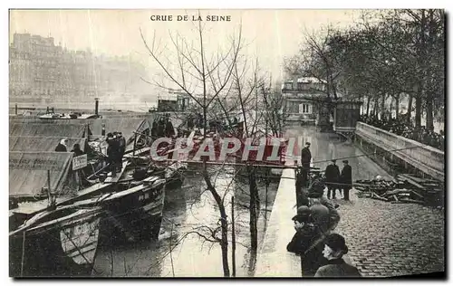 Cartes postales Crue de la Seine