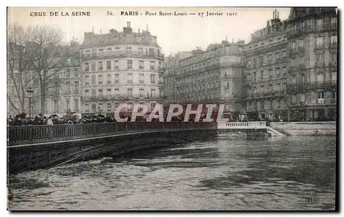 Cartes postales Paris Pont Saint Louis