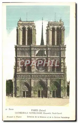 Cartes postales Paris Notre Dame Cathedrale