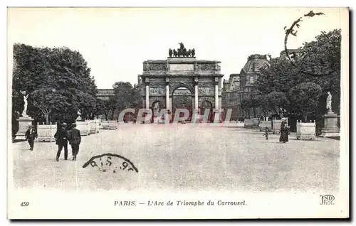 Ansichtskarte AK Paris L arc de triomphe du carrosel