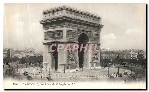 Cartes postales Paris L Arc de Triomphe