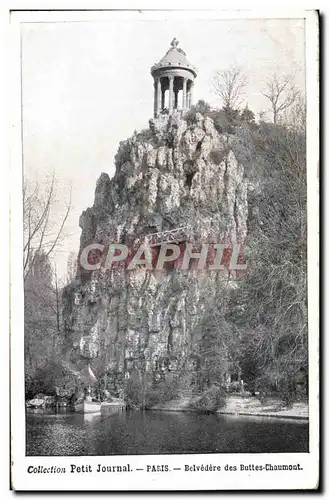 Cartes postales Paris Belvedere des Buttes Chaumont