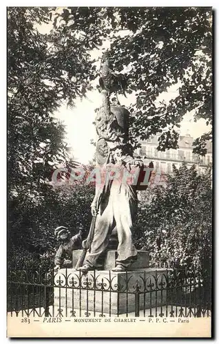 Ansichtskarte AK Paris Le Monument De Charlet