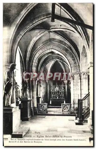 Ansichtskarte AK Paris L Eglise Saint Julien Pauvre nef et chapelle de Saint Joseph