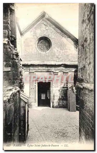 Cartes postales Paris L Eglise Saint Julien Pauvre