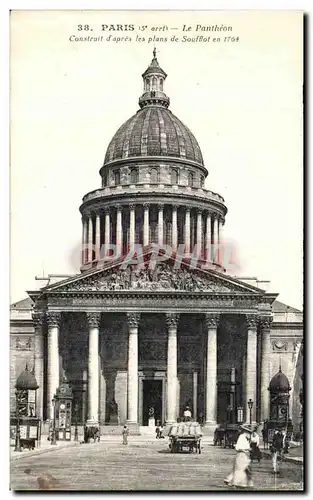 Cartes postales Paris Le Pantheon