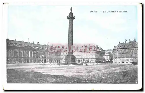 Cartes postales Paris La Colonne Vendome