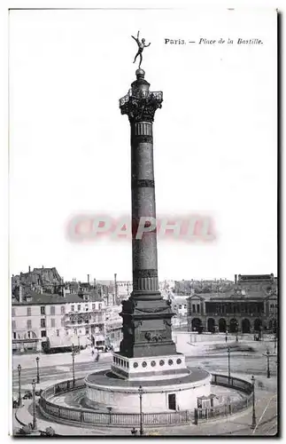 Cartes postales Paris Place de la Bastille