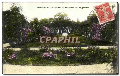 Ansichtskarte AK Paris Bois de Boulogne Roserale de Bagatelle