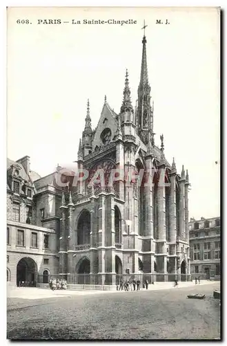 Cartes postales Paris La Sainte Chapelle