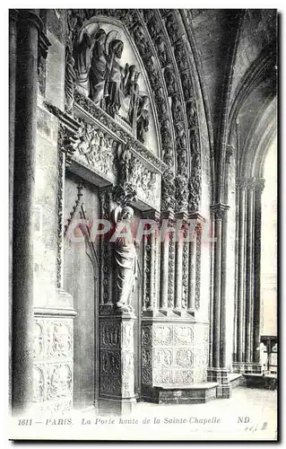 Cartes postales Paris La Sainte Chapelle La Porte Haute