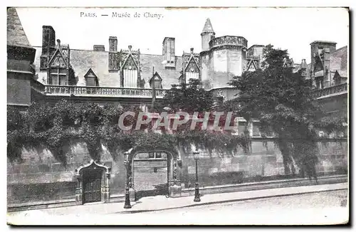 Cartes postales Paris Musee de Cluny