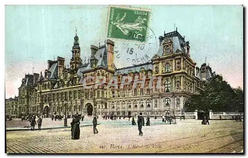 Cartes postales Paris L Hotel De Ville