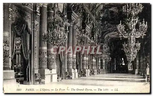 Ansichtskarte AK Paris L Opera Le Foyer