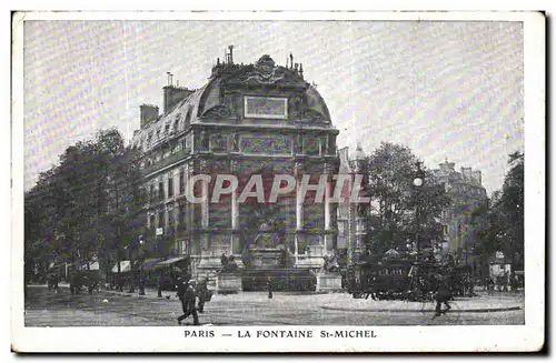 Ansichtskarte AK Paris La Fontaine St Michel