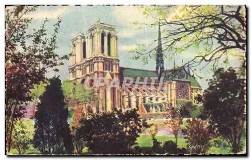 Ansichtskarte AK Paris Notre Dame Vue de Saint Julien le Pauvre