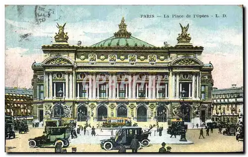 Cartes postales Paris La Place de L Opera