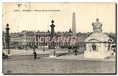 Cartes postales Paris Place de la Concorde