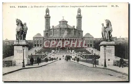 Cartes postales Paris Le Trocadero