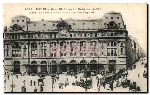 Cartes postales Paris Gare St Lazare