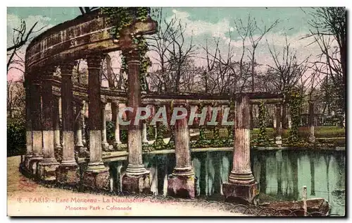 Cartes postales Paris Parc Monceau La Naumachie