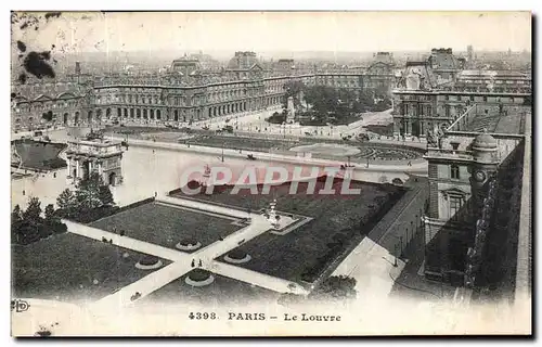 Cartes postales Paris Le Louvre