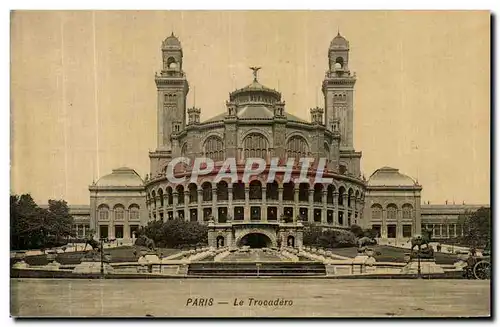 Cartes postales Paris Le Trocadero