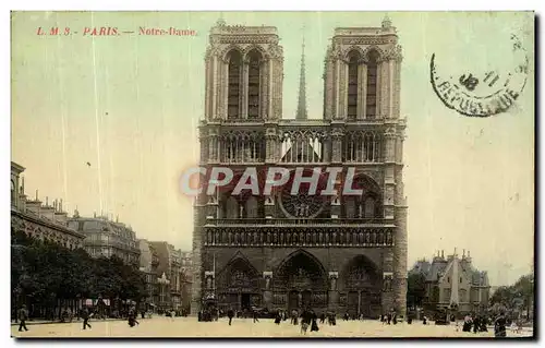 Cartes postales Paris Notre Dame