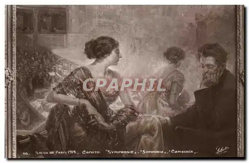 Cartes postales Saion De Paris 1914 Caputo Symphonie