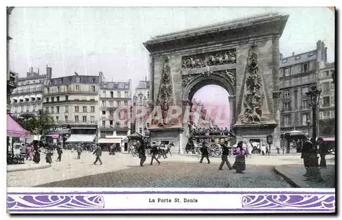 Cartes postales La Porte St Denis Paris