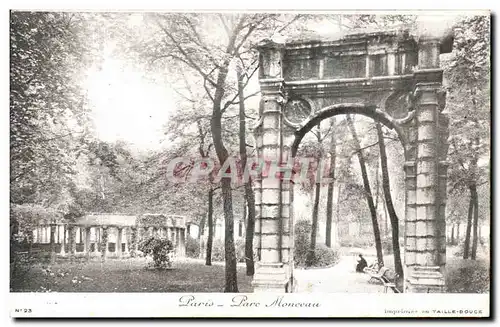 Cartes postales Paris Parc Monceau