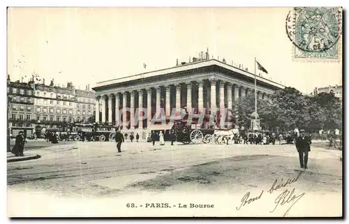 Cartes postales Paris La Bourse