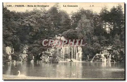 Ansichtskarte AK Paris Bois de Boulogne La Cascade