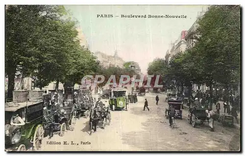 Cartes postales Paris Boulevard Bonne Nouvelle