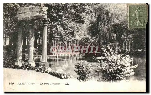 Cartes postales Paris Le Parc Monceau