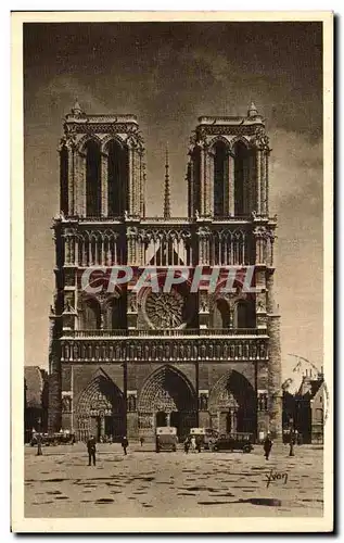 Ansichtskarte AK Paris En Flanant Cathedrale Notre Dame de Paris