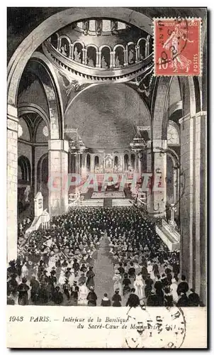 Cartes postales Paris Interieur de la Basilique du Sacre Coeur de Montmartre