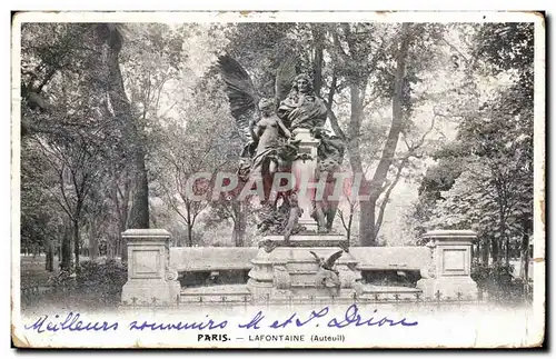 Cartes postales Paris La fontaine Auteuil