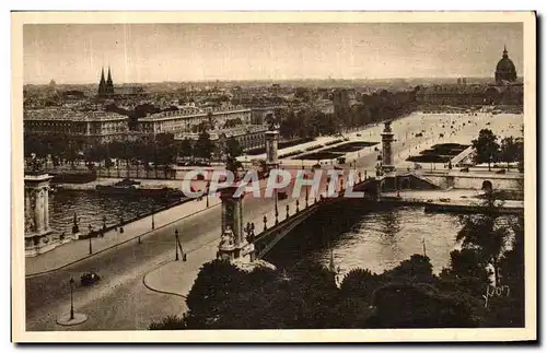 Ansichtskarte AK Paris Pont Alexandre III et l esplanade des Invalides