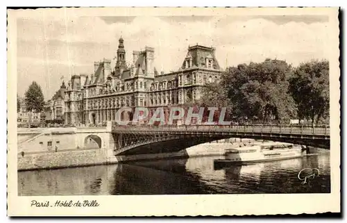 Cartes postales Paris Hotel de Ville