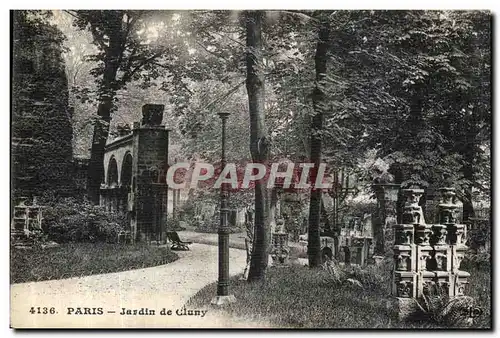 Ansichtskarte AK Paris Jardin de Cluny