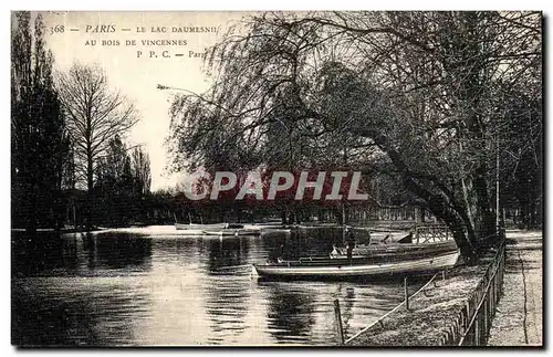 Cartes postales Paris Le Lac Daumesnil Au Bois De Vincennes