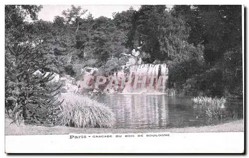 Cartes postales Paris Cascade Du Bois De Boulogne